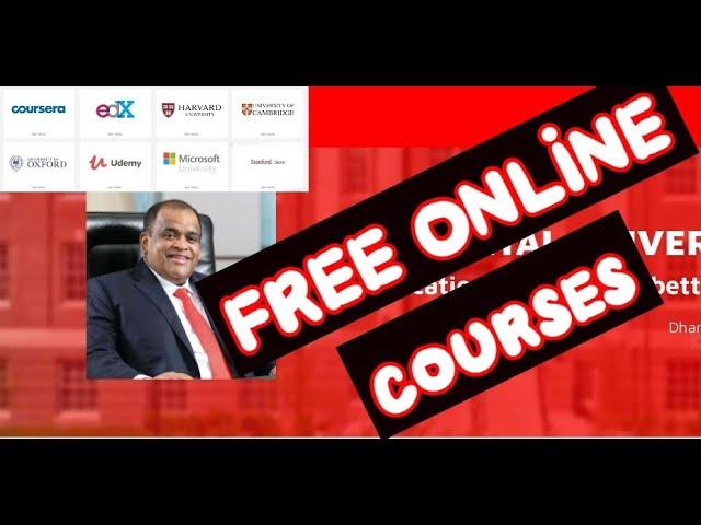 Free online courses from best universities - DP digital university