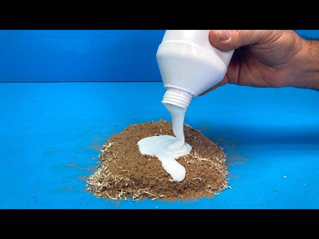 Put Glue Into Sawdust and You Will Be Amazed With Result!