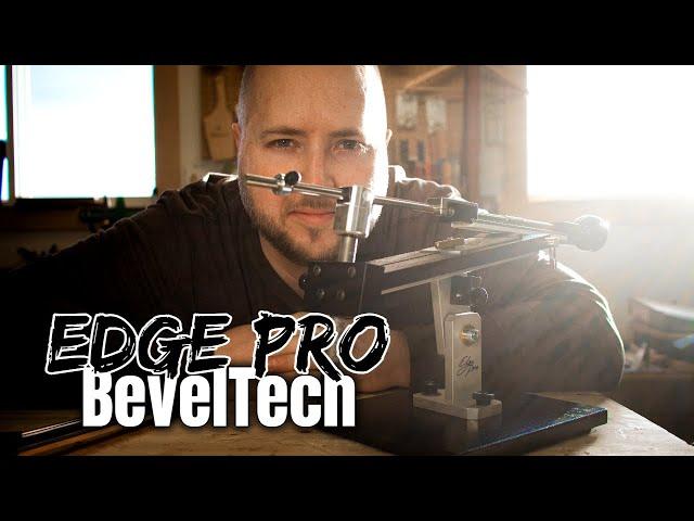 Sharpening Knives with the EDGE PRO BevelTech!!