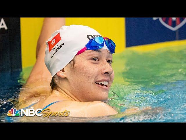 Siobhan Haughey upsets Lydia Jacoby in 100m breaststroke at U.S. Open Championship | NBC Sports