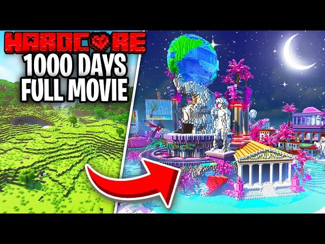 I Survived 1000 Days in Hardcore Minecraft [FULL MOVIE]