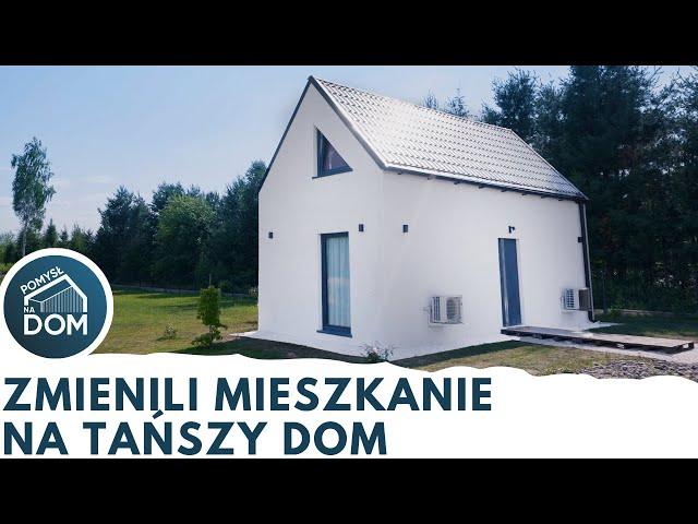 155 tys. zł za dom dla RODZINY 2+1. Dwa pokoje, salon z kuchnią i łazienka - Pomysł na Dom #53