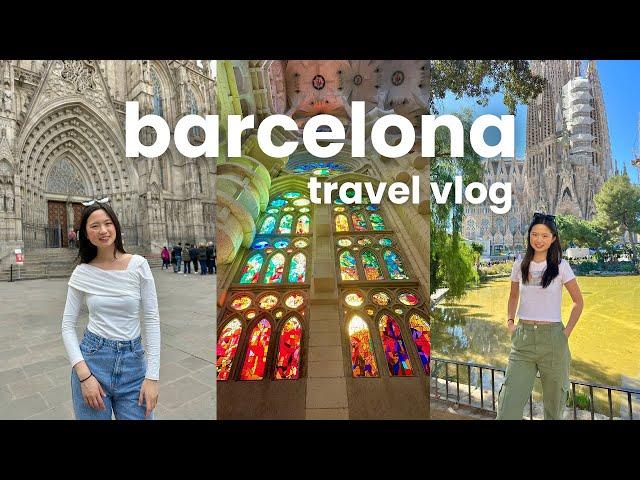 BARCELONA TRAVEL VLOG  ideal itinerary, things to do, activities