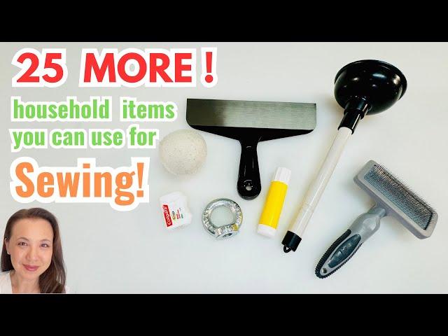 Unbelievable! 25 More Household Items for Sewing Tools