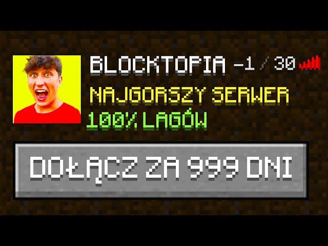 NAJGORSZY SERWER CZVJNIKA w Minecraft