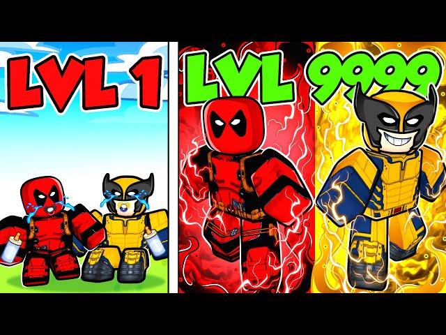 Upgrading DEADPOOL and WOLVERINE in ROBLOX