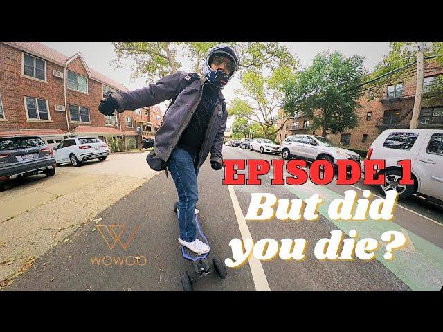 Episode 1 Learning to Esk8- Day 1 on the WowGo AT2 Plus Electric Skateboard [4K]