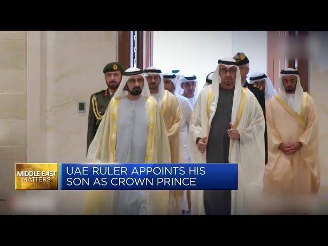 UAE's ruler breaks with tradition and appoints his son as crown prince