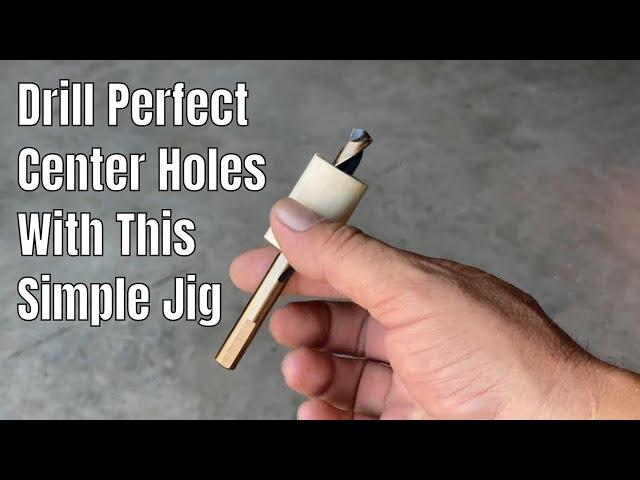 Hack For Drilling The Center Of A Dowel Rod