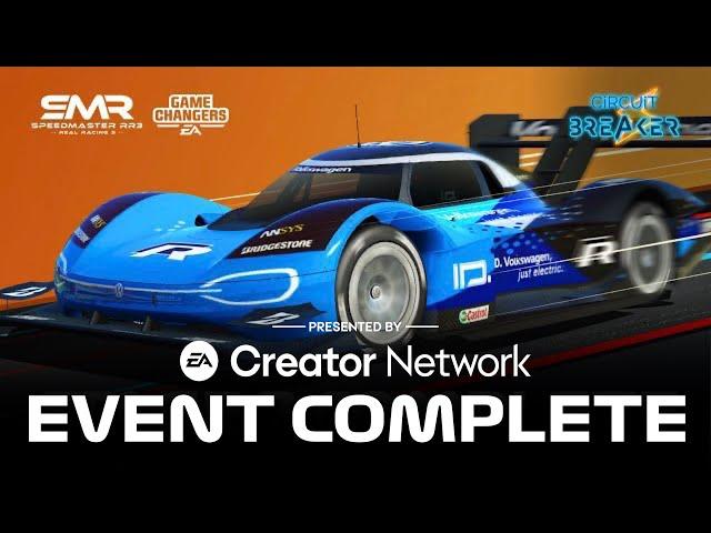 Real Racing 3 Circuit Breaker - Volkswagen ID.R - Complete Event Walkthrough - Re-upload