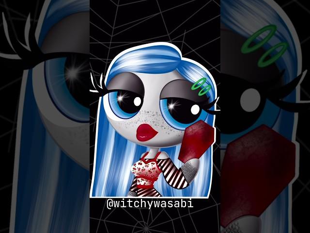 powerpuff ghoulia  #drawing #arte #art #youtubeshorts #monsterhigh #digitalart #procreate #fyp