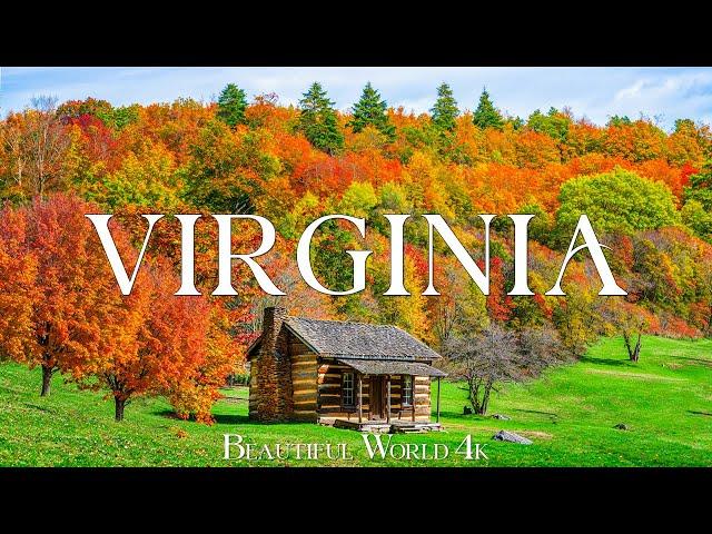 Virginia 4K - Explore Vibrant Autumn Foliage, Rolling Hills, and Scenic Blue Ridge Views - 4K UHD