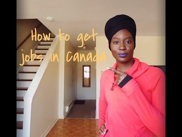 How to get jobs in Canada