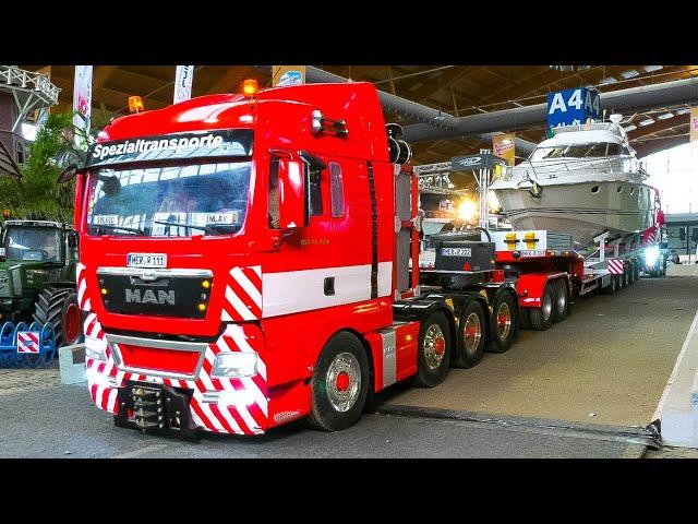 MOST IMPRESSIVE RC MODEL TRUCK COLLECTION!! RC SHOW TRUCKS, RC HEAVY HAULAGE, RC SCANIA, RC MAN