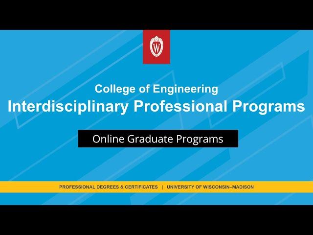 Online Graduate Programs Overview