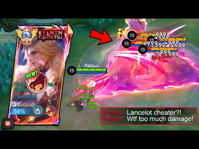 TOP SUPREME LANCELOT NEW BUILD FOR DAMAGE HACK 2025!  THIS BUILD IS TOTALLY BROKEN - Mobile Legends