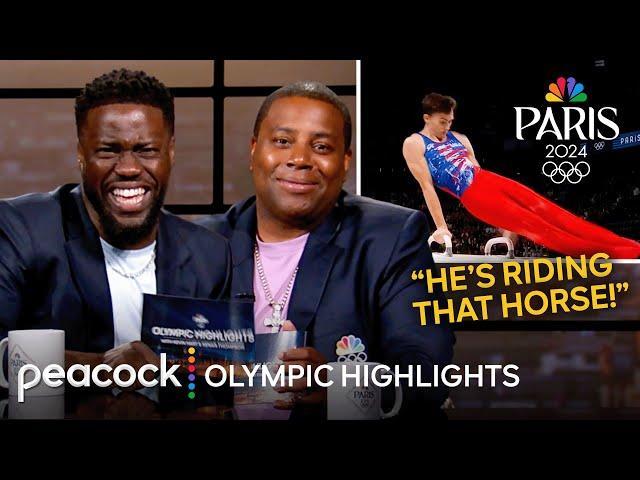 Stephen Nedoroscik’s Routine Brings the Heat | Olympic Highlights With Kevin Hart & Kenan Thompson