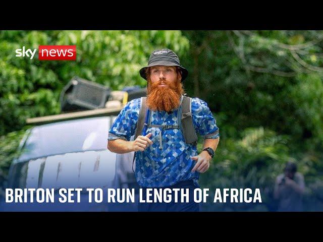 'Hardest Geezer' Russ Cook set to finish running length of Africa after robbery ordeal