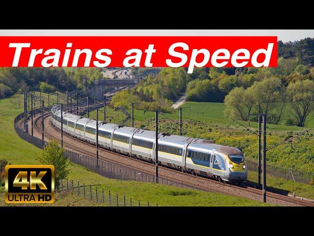 UK Trains at Speed in 4K (2024 Edition)