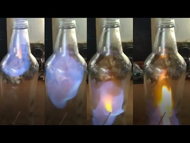 How To Make A Whoosh Bottle And Make Cool Flames In A Bottle At Home!