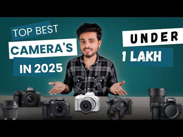 Top Mirrorless Cameras Under ₹1 Lakh in 2025 – Best Picks for Creators | SKJ Pictures