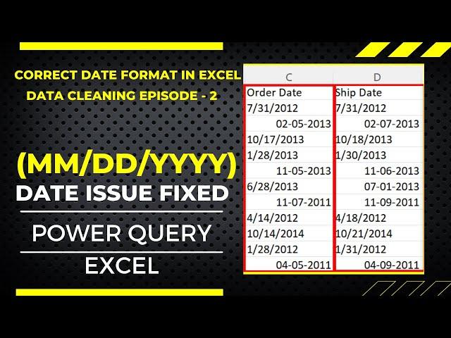 How change date format in excel (dd/mm/yyyy) to (mm/dd/yyyy). How to fix date format issue in excel.