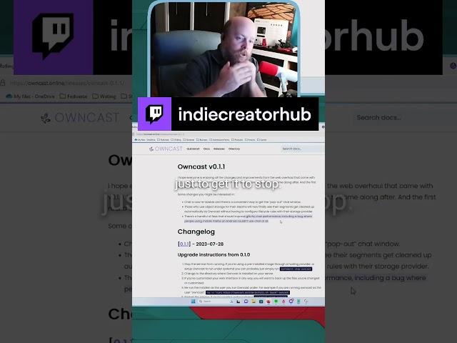 Owncast chat bug fixed