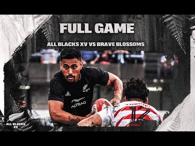 FULL GAME: All Blacks XV vs Japan Brave Blossoms (Kumamoto)