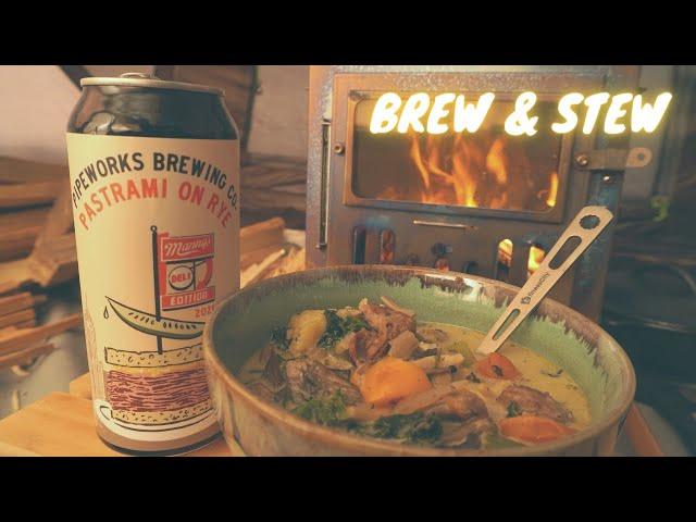 Get Your Mouth On This: Hot Tent Brew & Stew | Italian Sausage Kale Soup | Pipeworks Pastrami on Rye