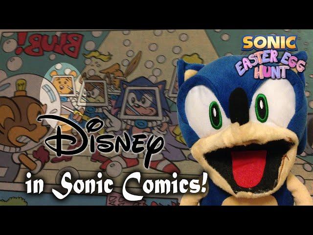 Disney in Sonic Comics - Sonic Easter Egg Hunt