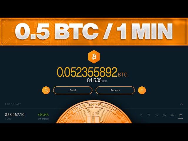 Mine BITCOIN With FREE BITCOIN MINING SOFTWARE In 2023 - 0.5 BTC Every 60 Seconds