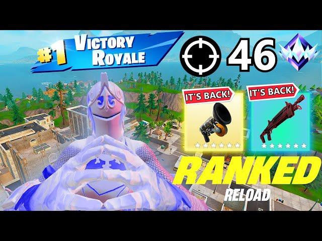 RANKED OG Fortnite Reload | High Kill Gameplay | Keyboard And Mouse | 46 Kills