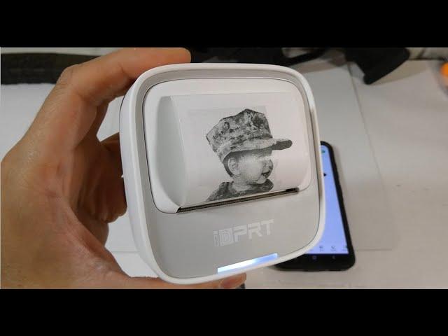 idPRT S1 mini thermal Printer unboxing review