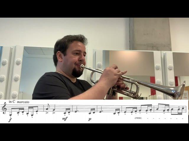 Trumpet Excerpt - Strauss/Domestic Symphony - Tassio Furtado Trumpet