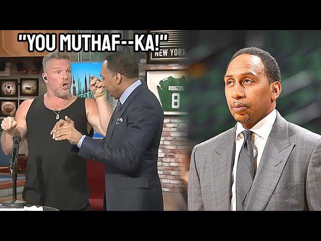 Pat McAfee & Stephen A Engage In Vulgar Argument Leading To Pat’s Banning On First Take