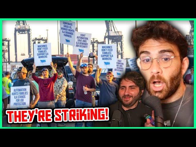 The ILA Union Boss is Hilarious! | Hasanabi Reacts ft. Felix Biederman