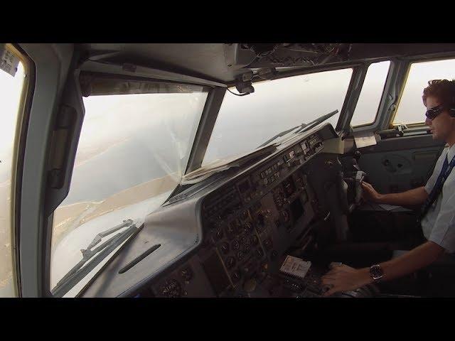 The Exquisite F50, Pilots Cockpit view from Aruba to Curacao