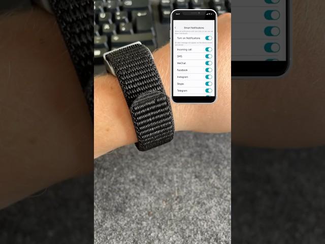 Benachrichtigungen #stayconnected #smart #techlifestyle #fitnessarmband