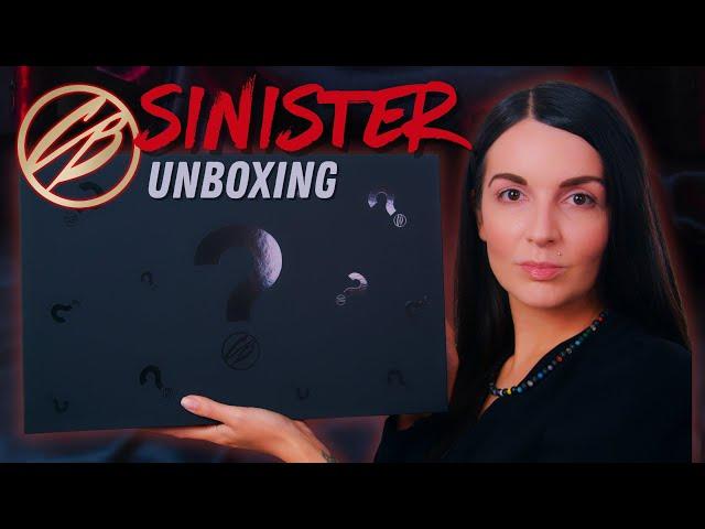 COSMIC BEAUTY - SINISTER Mystery Box Unboxing, Try On, Swatches (SPOILER ALERT!)