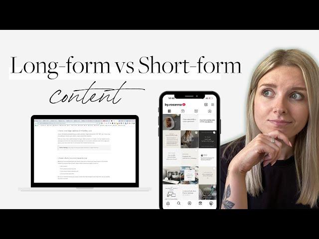 Long-form vs Short-form Content: Do you need BOTH?