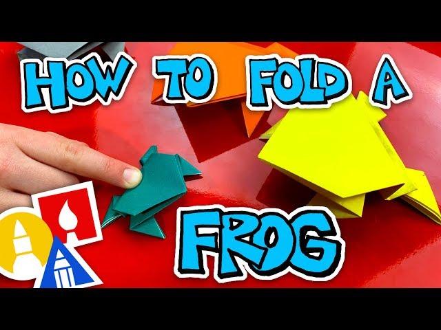 How To Fold An Origami Jumping Frog