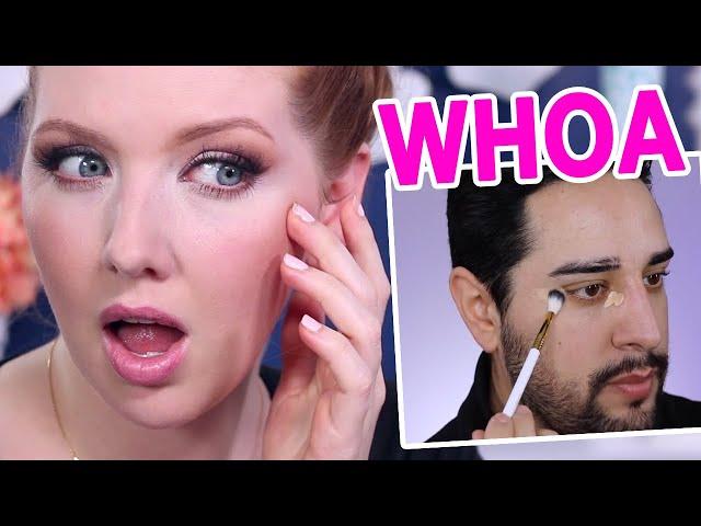 Stop Concealer Creasing? | I Try Robert Welsh's Technique!
