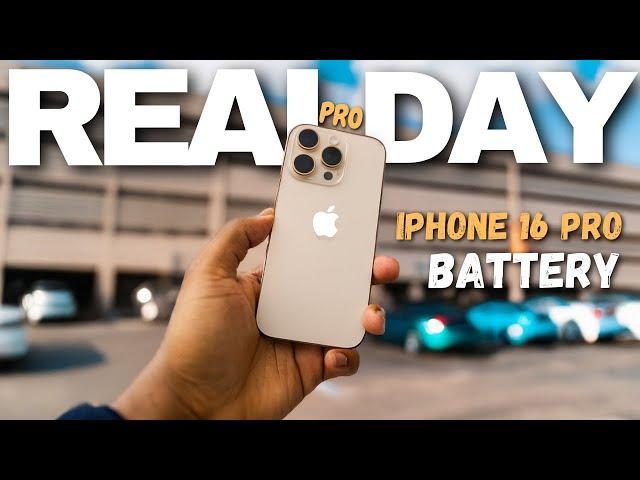 IPHONE 16 PRO // A PRODUCTIVE DAY IN THE LIFE [BATTERY TEST 2024]