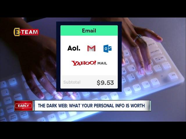 The Dark Web: What your personal info is worth