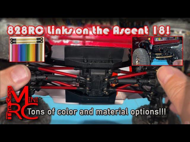 Redcat Ascent 18 Gets New 828 RC (Tyler Chapman) Links Installed & Suspension Geometry Discussion.