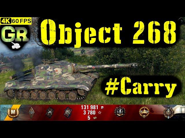 World of Tanks Object 268 Replay - 6 Kills 9.1K DMG(Patch 1.4.1)