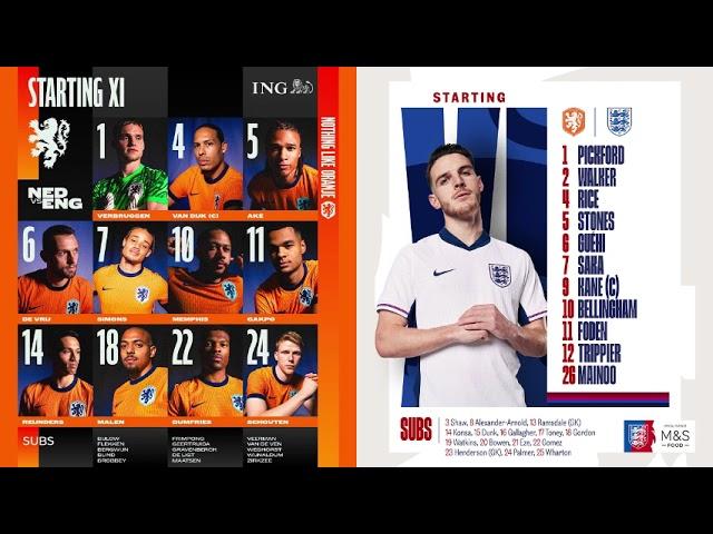 Netherlands VS England - UEFA Euro 2024 - BBC Radio 5 Live commentary