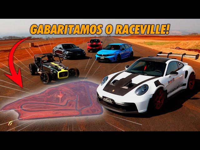 CIVIC TYPE R, GT3 E LOTUS SEVEN NA NOVA PISTA PADRÃO FIA DO BR! TESTAMOS OS 5 TRAÇADOS DO RACEVILLE