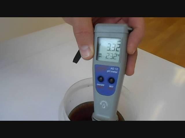 Adwa AD12 pH measurement and Temperature measurement