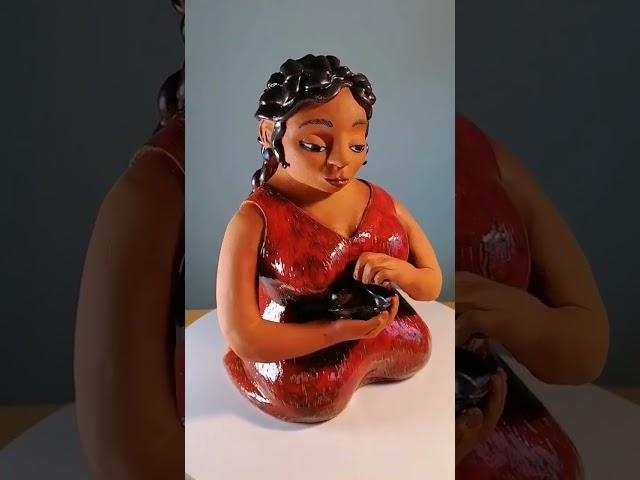 The Great Mother. Ceramic sculpture